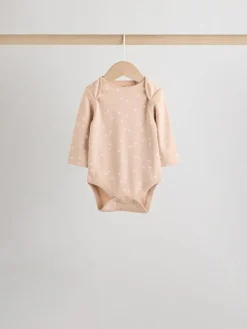 Outlet Next Pink Baby Long Sleeve Bodysuits 5 Pack