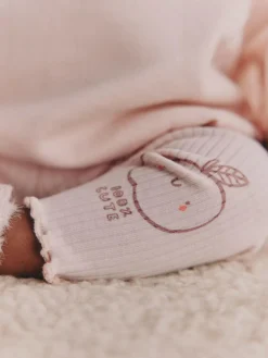 New Next Baby Sweatshirt and Leggings 2 Piece Set (0mths-2yrs) Pink