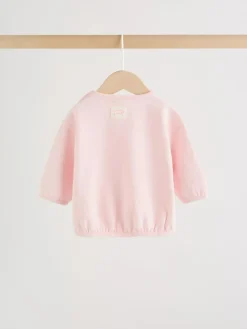 New Next Baby Sweatshirt and Leggings 2 Piece Set (0mths-2yrs) Pink