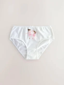 Sale Next Pink Ballerina Briefs 7 Pack (1.5-12yrs)