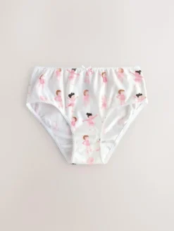 Sale Next Pink Ballerina Briefs 7 Pack (1.5-12yrs)