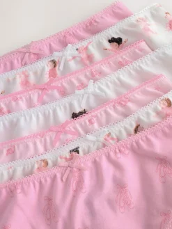 Sale Next Pink Ballerina Briefs 7 Pack (1.5-12yrs)