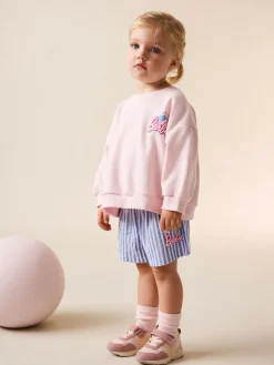Online Next Pink Barbie Shorts Set (3mths-7yrs)