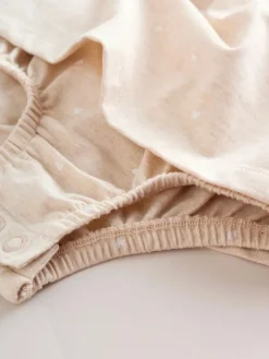 Next Pink Bear Embroidered Jersey Baby Rompers 3 Pack^ Sets & Coords|Rompers & Overalls