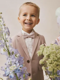 Next Blazer Shirt Trousers and Bow Tie Set (3mths-9yrs)^BOY Sets & Outfits|Sweatshirts & Hoodies