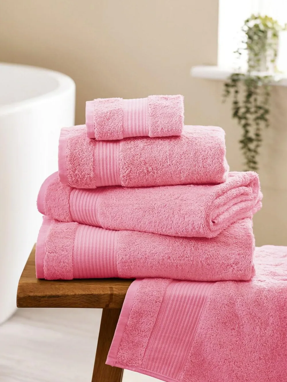 Next Pink Bright Egyptian Cotton Towel^ Towels & Bathmats