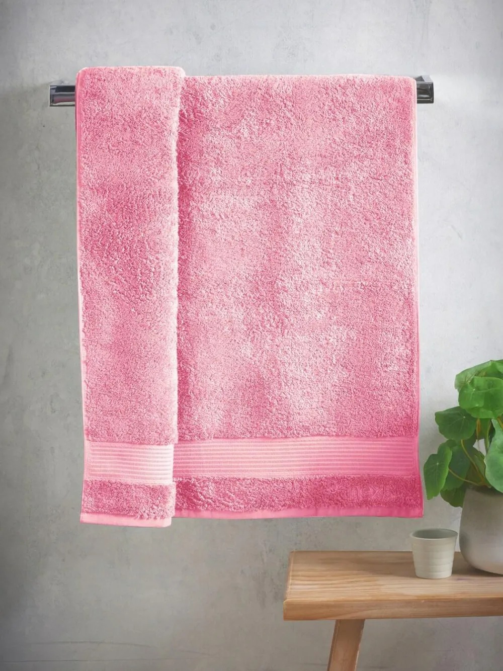 Next Pink Bright Egyptian Cotton Towel^ Towels & Bathmats