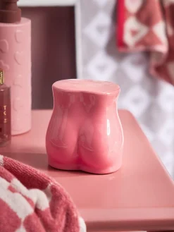 Online Next Pink Bum Shaped Bathroom Ornament