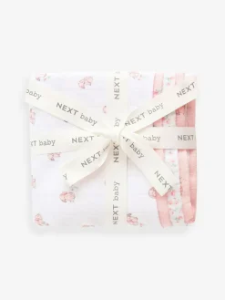 Next Baby Muslins Cloths 4 Pack^ Unisex|Newborn Accessories