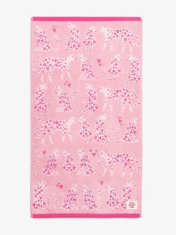 Next Pink Cheetah Valentines 100% Cotton Towel^ Towels & Bathmats