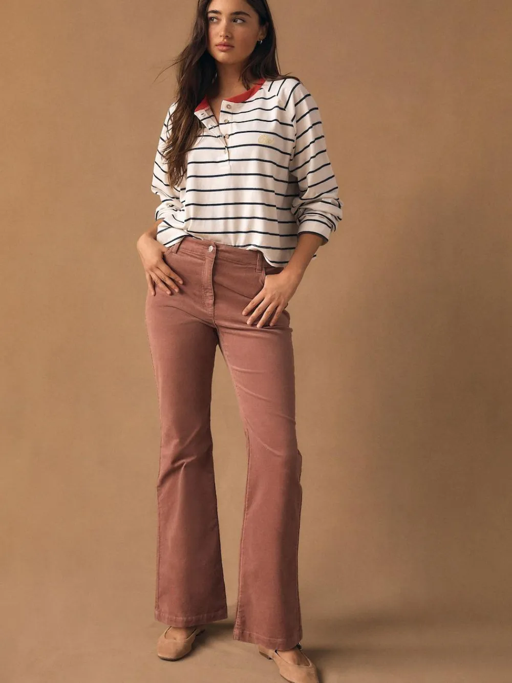 Next Cord Bootcut Trousers^Women Pants|Nightwear