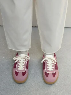 Next Pink Cord Forever Comfort® Lace-Up Trainers^Women Sneakers