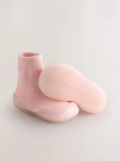 Discount Next Crawler Sock Shoes Pink