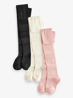 Next 3 Pack Cotton Rich Tights^ Socks & Tights|Socks & Tights