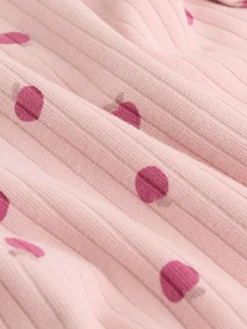 Next Pink/ Cream/ Brown Print Long Sleeve Top And Leggings Set 6 Piece (0mths-3yrs)^ Newborn Clothing|Baby Girls