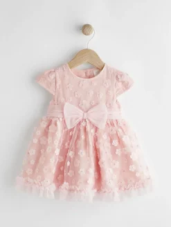 Next Baby Occasion Dress (0mths-2yrs) Pink 3D Flowers