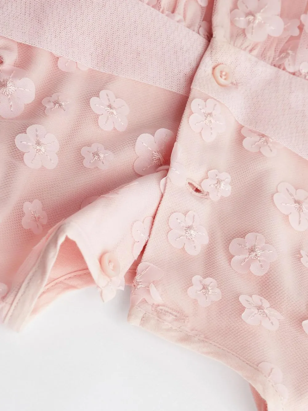 Next Baby Occasion Dress (0mths-2yrs) Pink 3D Flowers