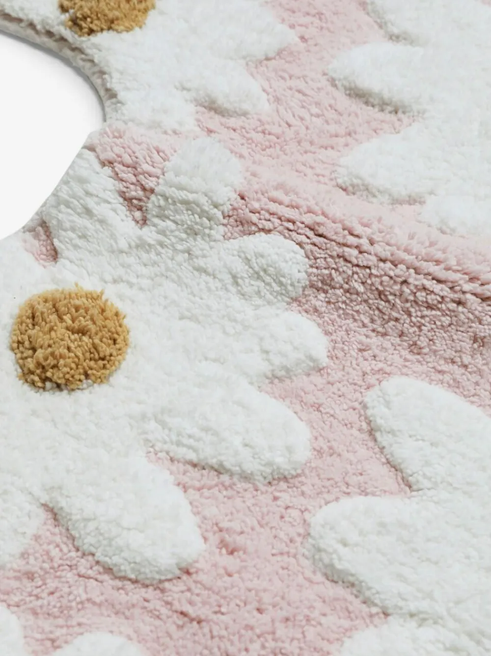 Hot Next Daisy 100% Cotton Pedestal Mat Pink