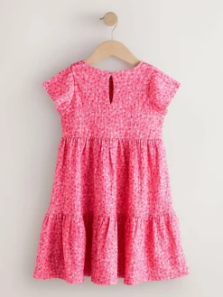 Next Angel Sleeve Crinkle Dress (3-16yrs)^ Dresses