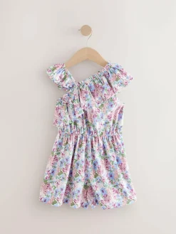 Next Pink Ditsy Frill Shoulder Playsuit (3-16yrs)^ Jumpsuits & Playsuits