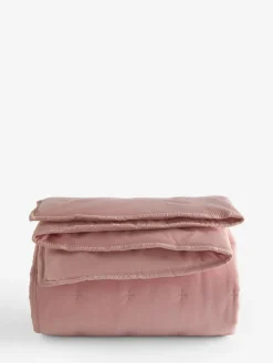 Next Elsie Velvet Quilted Bedspread^ Cushions & Throws