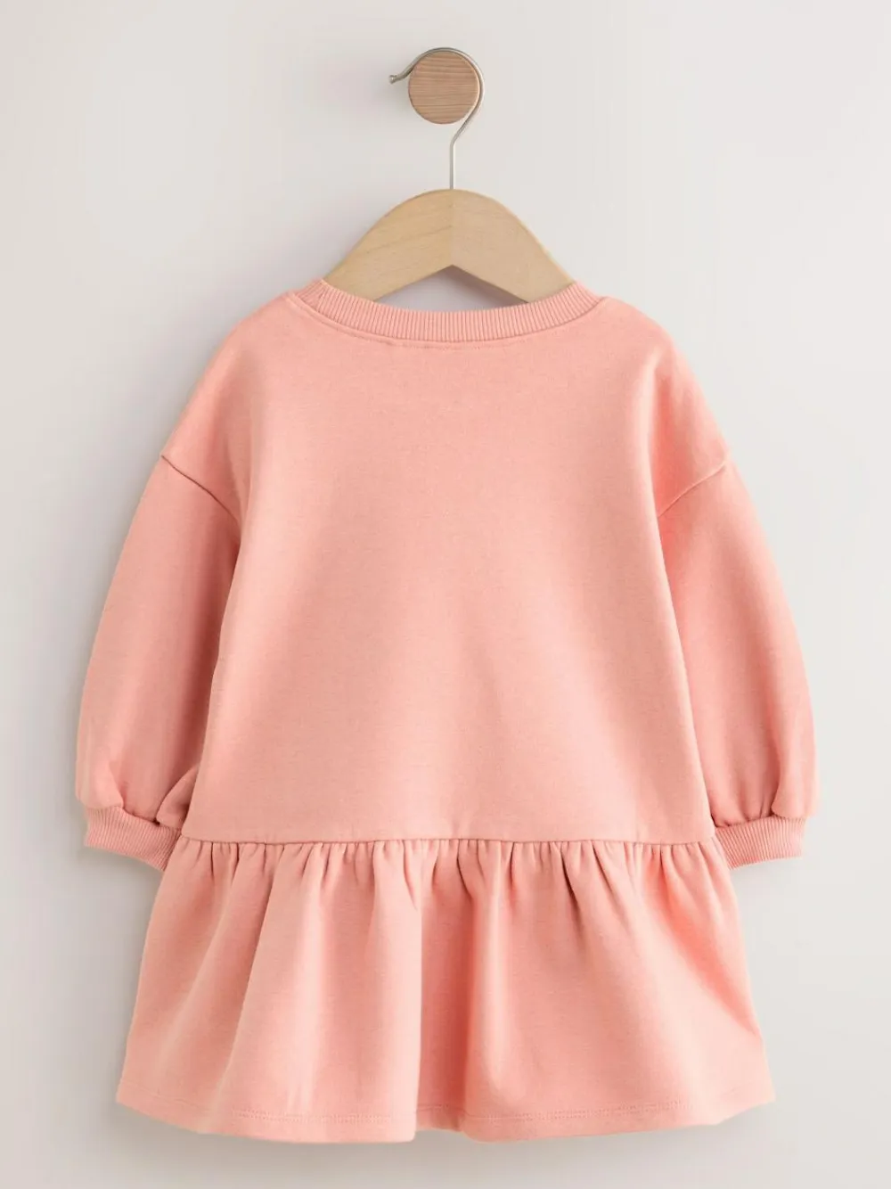 Next Pink Fairy Dropped Waist Sweat Dress (3mths-7yrs)^ Dresses|Occasionwear