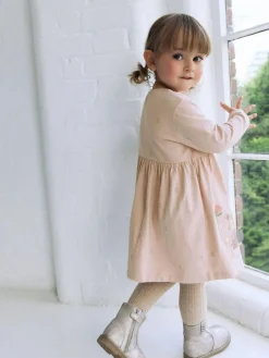 Next Pink Fairy Long Sleeve Embellished Dress (3mths-7yrs)^ Dresses|Occasionwear