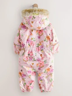 Next Waterproof Printed Snowsuit (3mths-7yrs)^ Baby Girls|Baby Winter Clothing