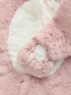 Discount Next Pink Faux Fur Baby Bunny Pramsuit (0mths-2yrs)