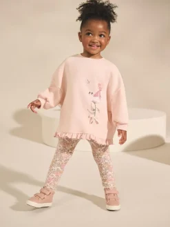 Next Frill Hem Sweatshirt & Leggings Set (3mths-7yrs)^ Baby Girls|Sweatshirts & Hoodies