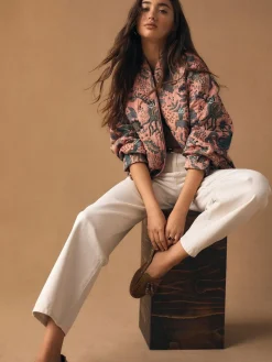 Next Floral Jacquard Bomber Jacket^Women Coats & Jackets|Coats & Jackets