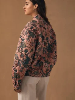 Next Floral Jacquard Bomber Jacket^Women Coats & Jackets|Coats & Jackets