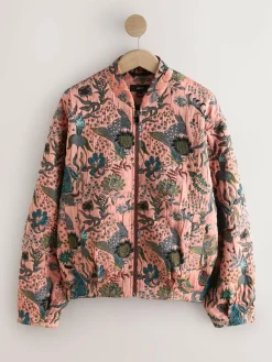 Next Floral Jacquard Bomber Jacket^Women Coats & Jackets|Coats & Jackets