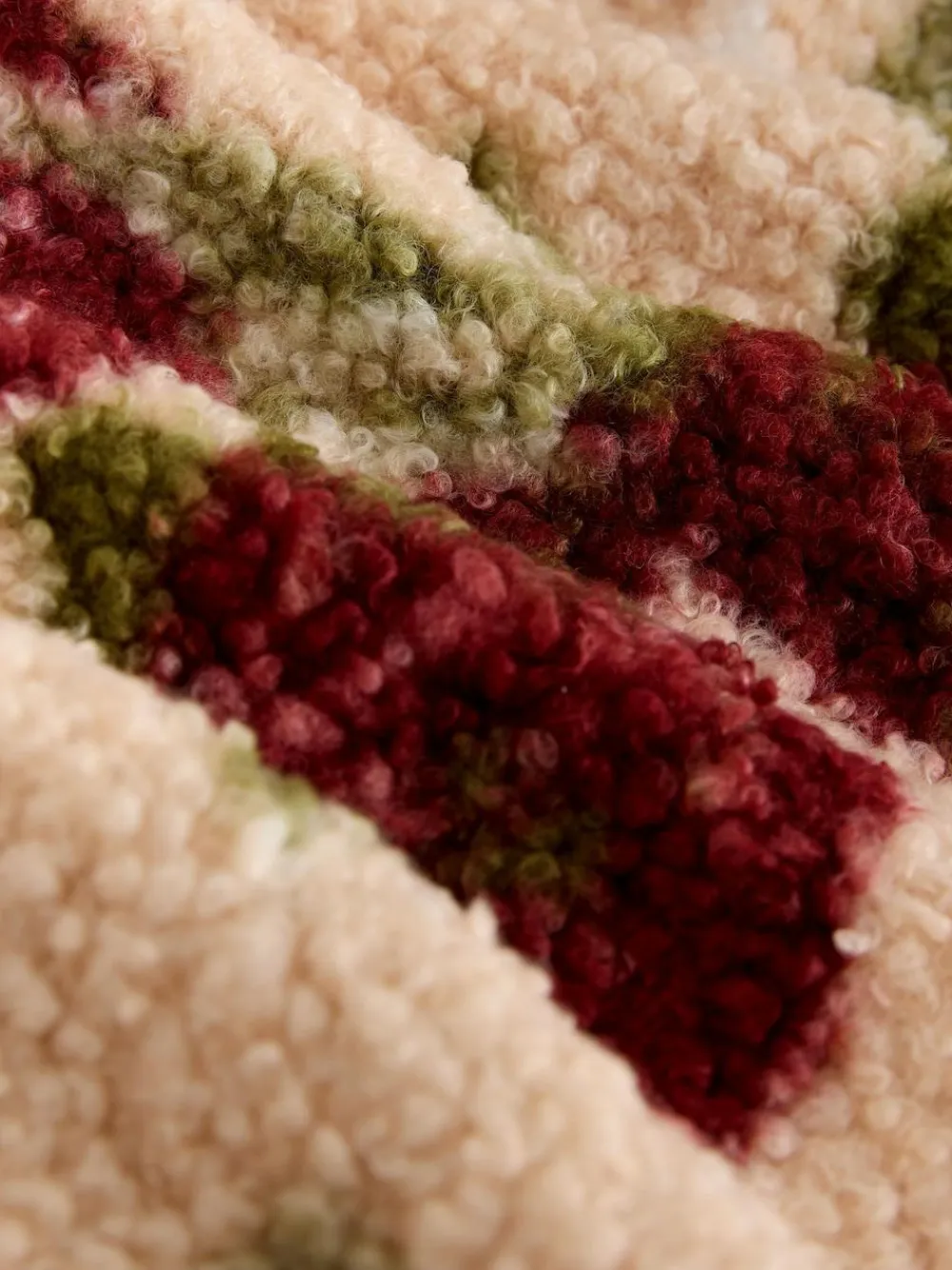 Discount Next Pink Floral Print Soft Touch Cosy Teddy Borg Quarter Zip Fleece