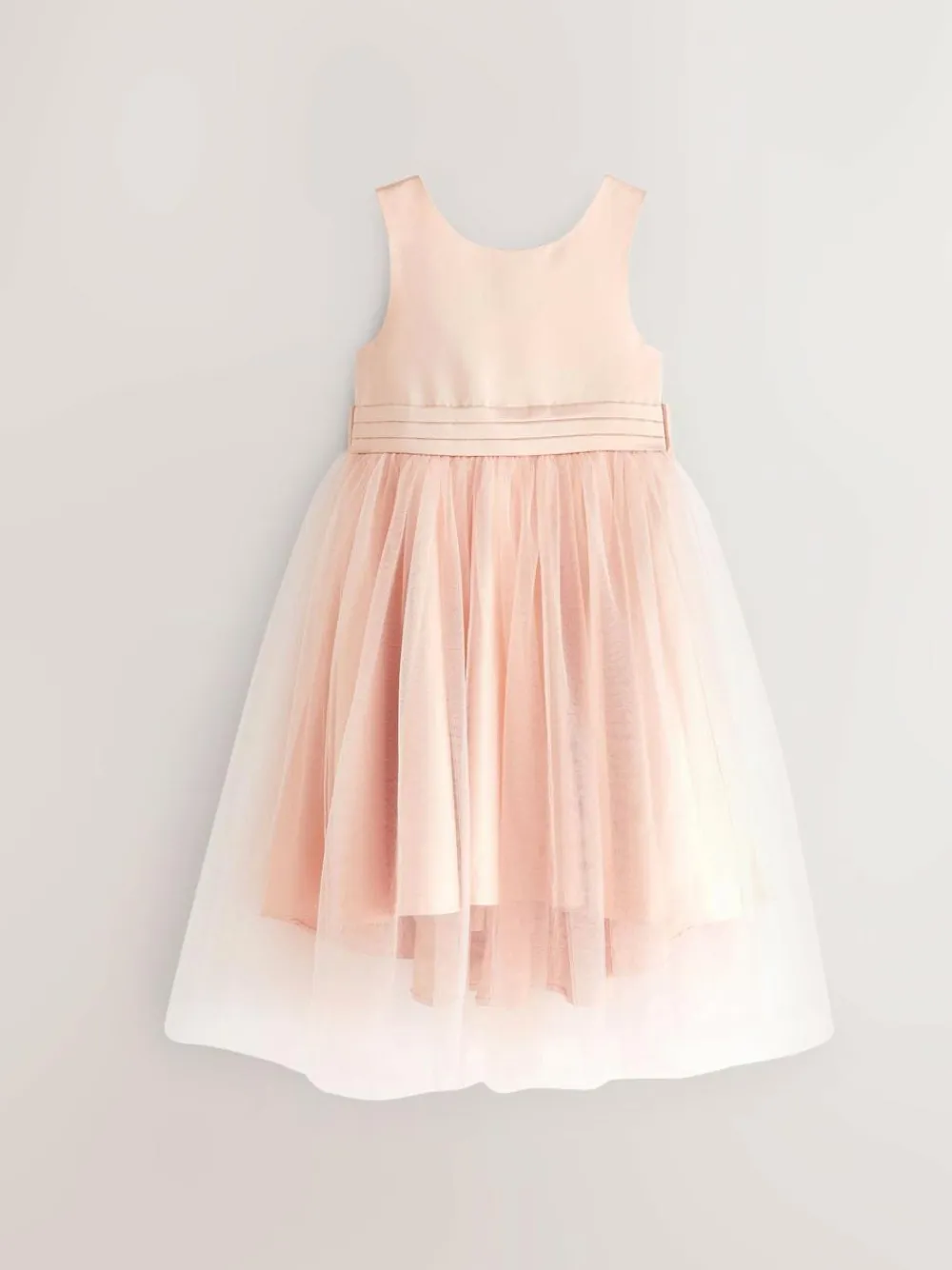 Online Next Flower Girl Bow Dress (3mths-16yrs) Pink