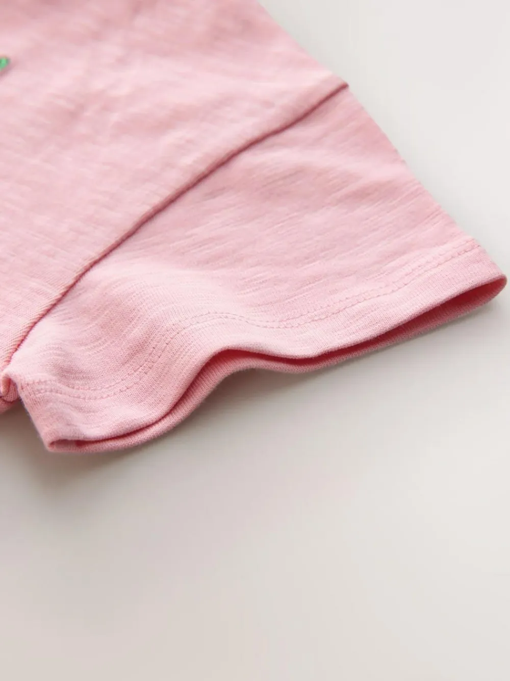 Discount Next Short Sleeve Embroidered T-Shirt (3mths-7yrs) Pink Flower