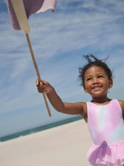 Discount Next Pink Foil Mesh Tutu Swimsuit (3mths-7yrs)