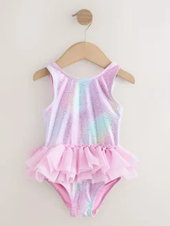 Discount Next Pink Foil Mesh Tutu Swimsuit (3mths-7yrs)