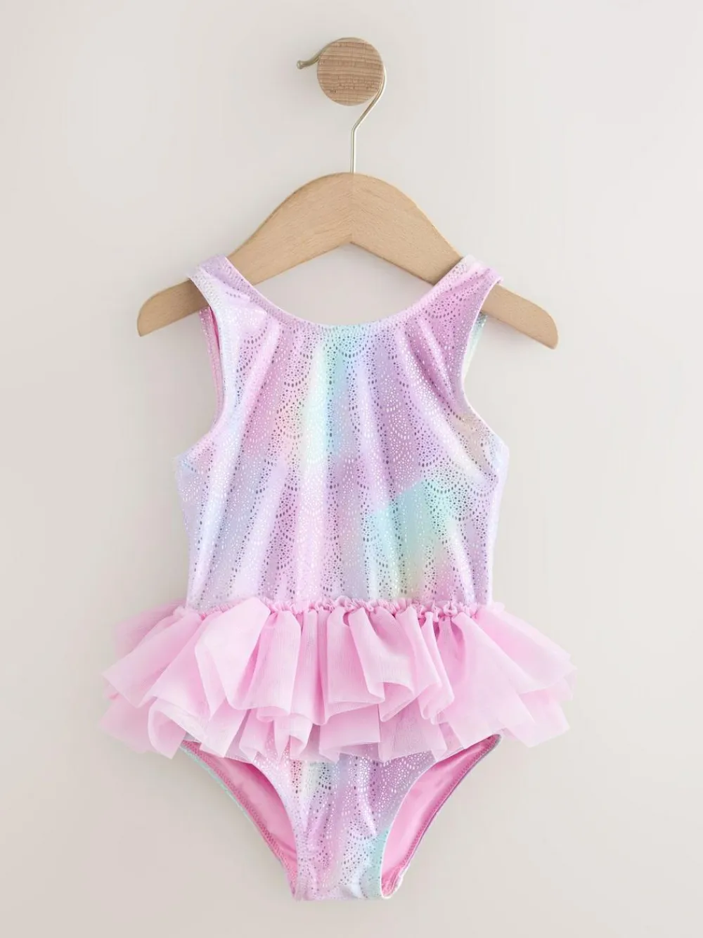 Discount Next Pink Foil Mesh Tutu Swimsuit (3mths-7yrs)