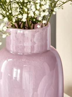 Clearance Next Glass Vase Pink