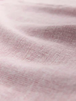 Next Grandad Collar Cotton Linen Blend Short Sleeve Shirt^ Shirts