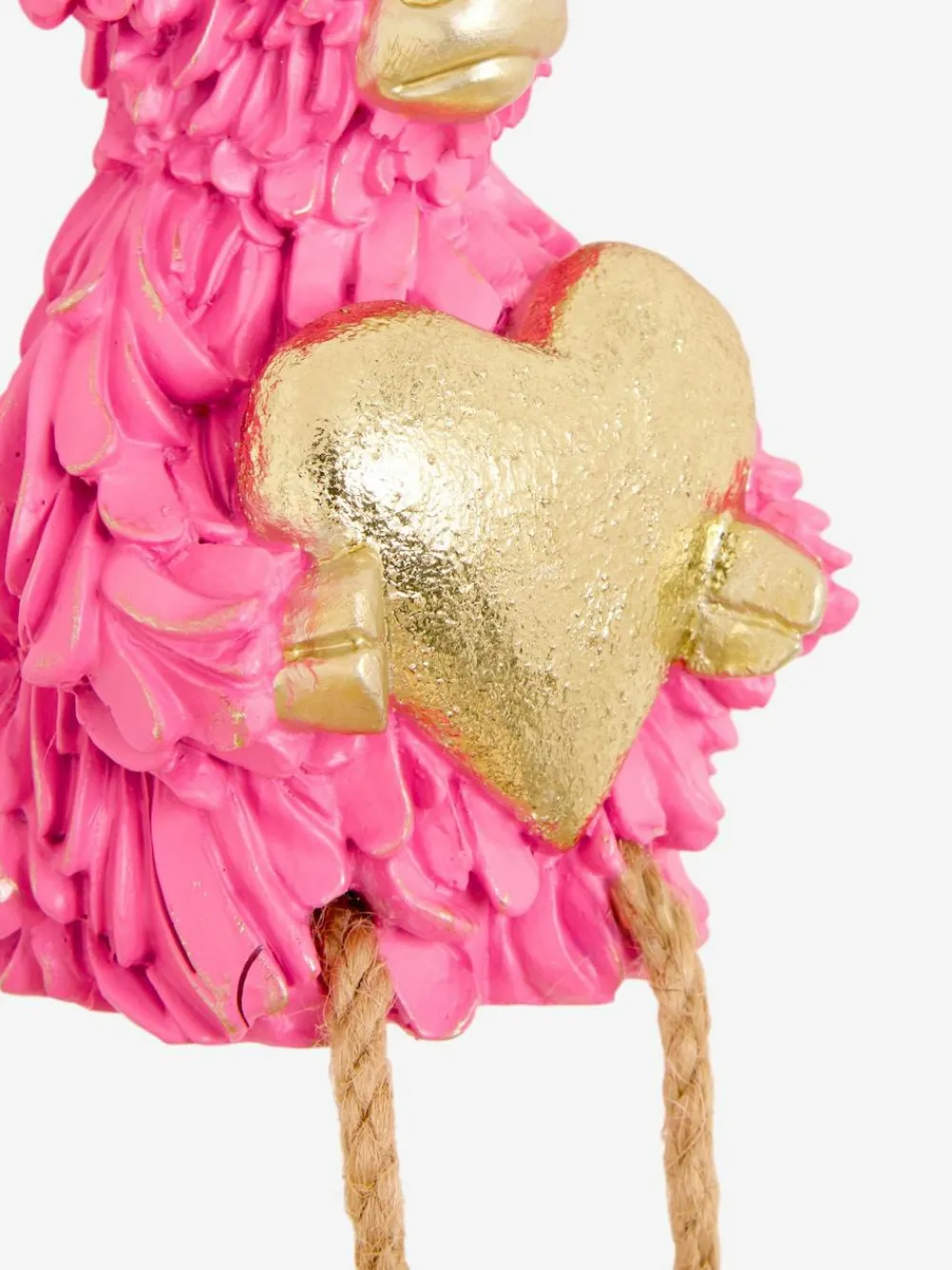 Hot Next Pink Hamish The Highland Cow Heart Hanging Decoration