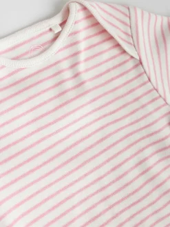 Next Pink Heart Baby Short Sleeve Bodysuits 5 Pack^ Baby Girls|Baby Girls