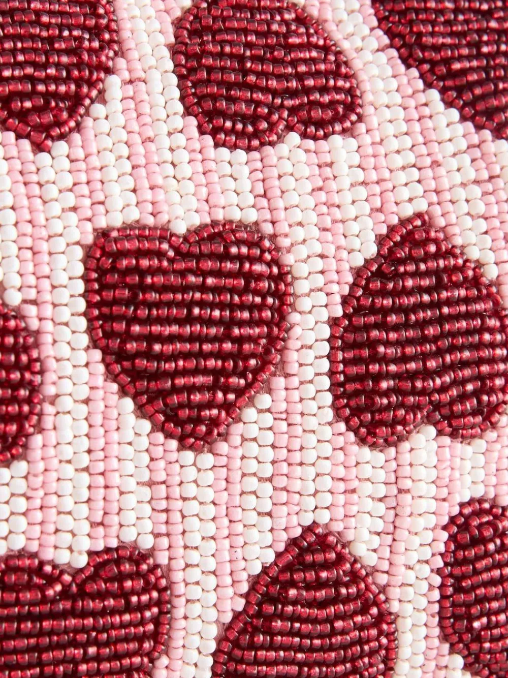 Hot Next Pink Heart Beaded Shoulder Bag
