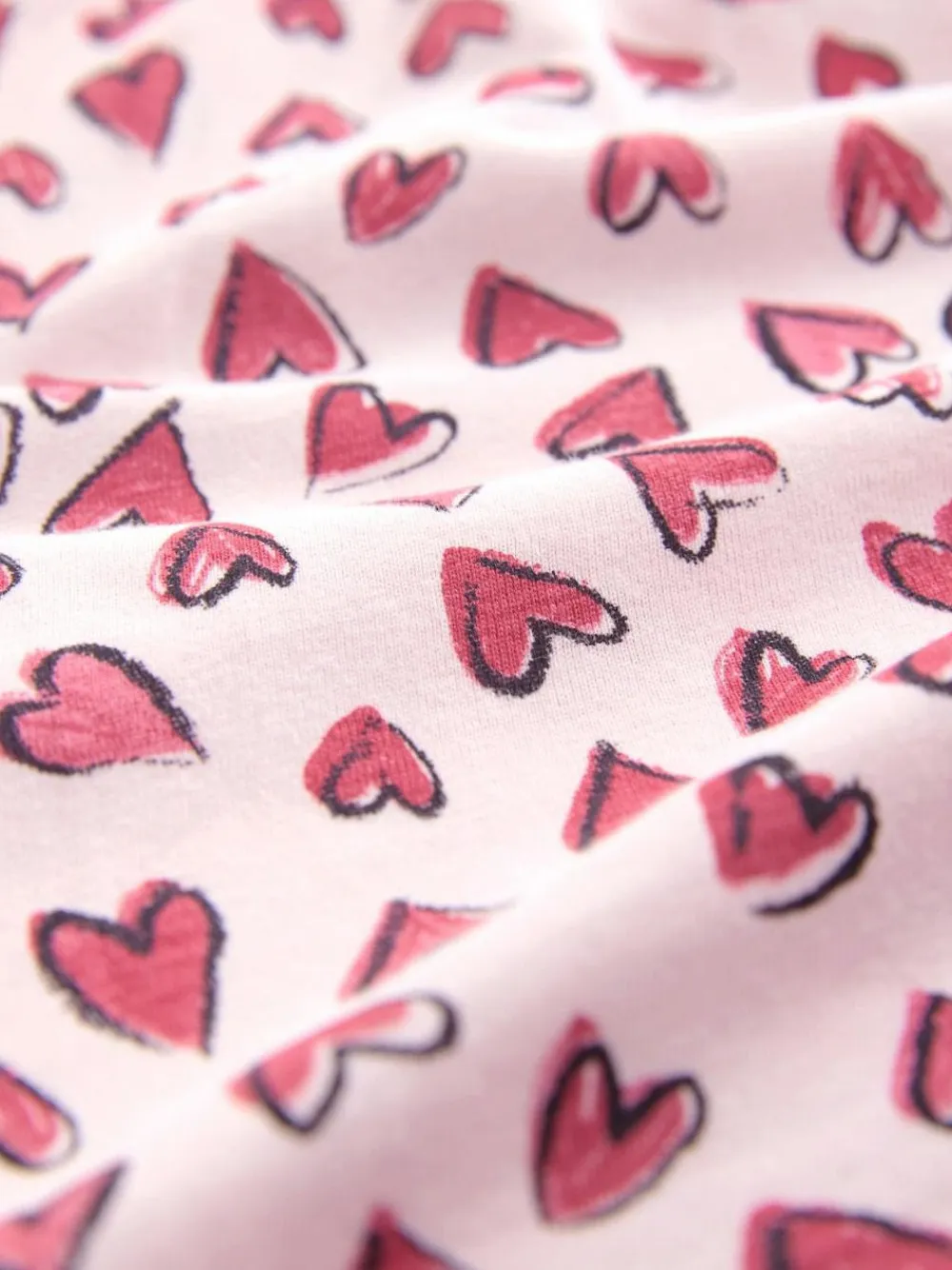 Discount Next Cotton Short Set Pyjamas Pink Heart