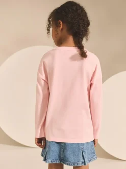 Next Long Sleeve Sequin Top (3-16yrs)^ Tops|T-Shirts