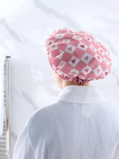 Outlet Next Pink Heart Shower Cap