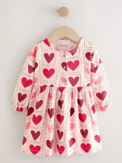 Next Long Sleeve Jersey Dress (3mths-7yrs)^ Dresses|Occasionwear