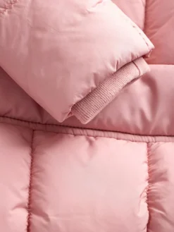 Best Next Hooded Baby Padded Jacket (0mths-2yrs) Pink