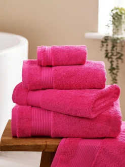 Next Pink Hot Egyptian Cotton Towel^ Towels & Bathmats